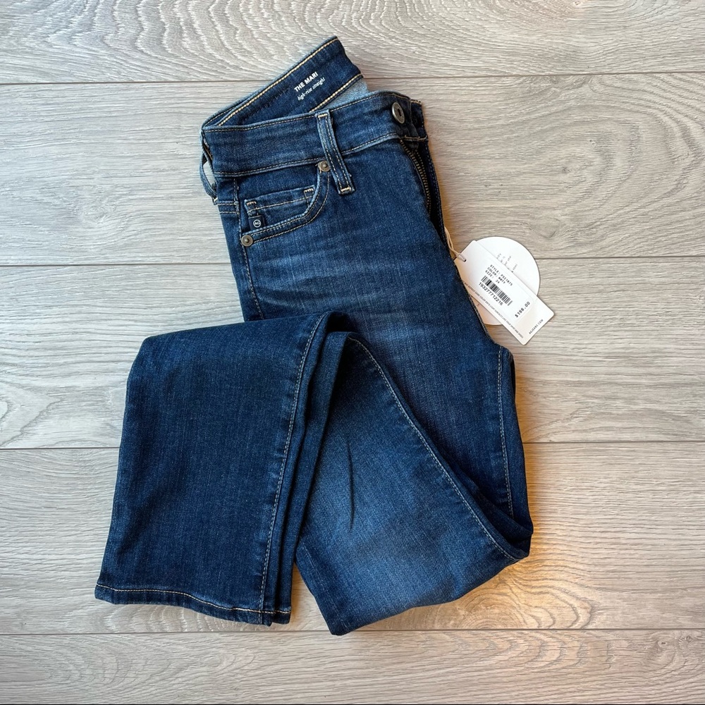 AG Jeans Mari High Rise Straight Leg Jeans